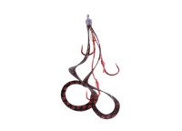 START Replacement Unit Triple Hook Short Curly S #65 黑色 红色 SK (2个)