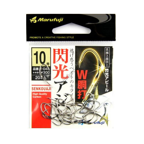 MARUFUJI Flash Aji Z-045 [White] #10 (20pcs)