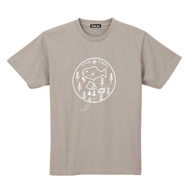 SUNLINE Cotton T-shirt SUW-15021T Silver Gray M