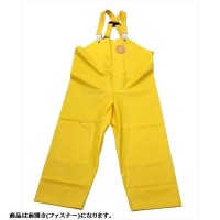 KAWASHIMA SHOJI Craftel Ikari Rainwear Chest Pants Front Opening [Yellow] 4L