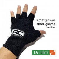 RODIO CRAFT RC Taitanium Short Gloves Palmless BK/S Ride