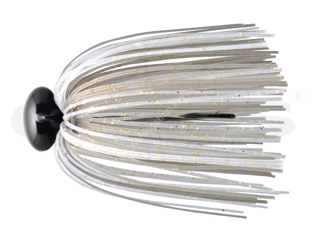 DEPS Hype Football Jig 3/4oz Silicone Skirt #56 Golden Shiner