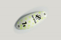 XESTA Aji-Spoon 7.0g #68 PWSL Pearl White Spot Glow