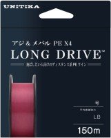 UNITIKA Long Drive PE X4 [Pink] 150m #0.4 (4lb)