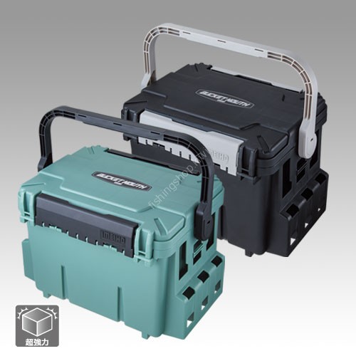 MEIHO BM-7000 Bucket Mouth Tackle Box #Green