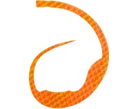 START Silicone Necktie Magic Curly #20 Shimmer Orange SK