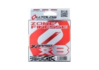 YGK XBraid Olltolos PE WX8 Zone Finesse [Fig Red] 100m #0.8 (16lb)