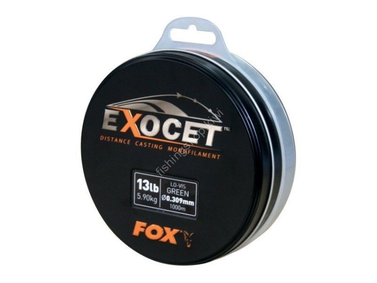 FOX Exocet Distance Casting Monofilament [Green] 1000m (18lb)