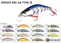 ITO.CRAFT Emishi Minnow 65S 1st Model Type-II #ITS