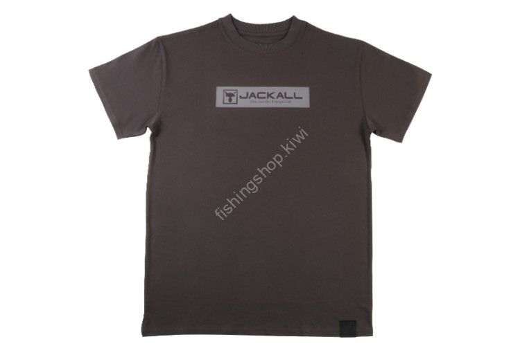 JACKALL Box Logo Tee XL #Gray / Reflect Logo