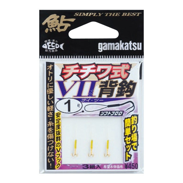 GAMAKATSU Chichiwa Shiki V2 Se Bari [Gold] #1 (3pcs)