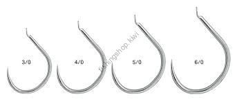 GAMAKATSU Jigging Hook Kamaitachi Heavy [Silver] #5/0 (5pcs)