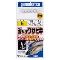 GAMAKATSU Jack Sabiki 6 Piece Rig [Luminous] 4-0.6