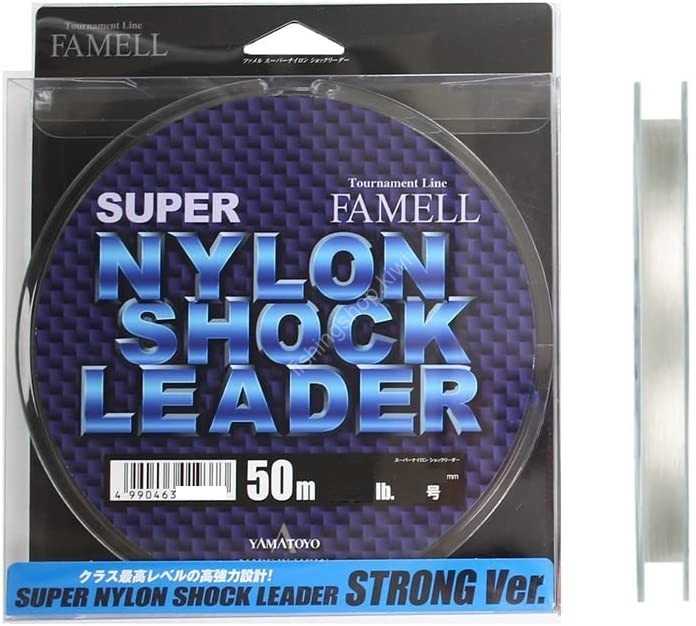 YAMATOYO Super Nylon Shock Leader (Large Spool) [Transparent] 50m #10  (40lb) Fishing lines buy at
