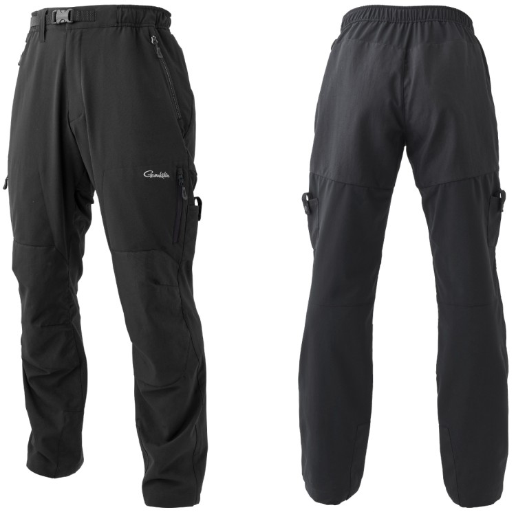 GAMAKATSU GM3719 HD Fishing Pants (Black x Black) LL