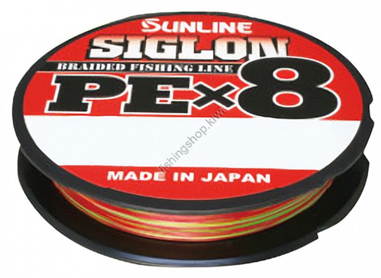 SUNLINE Siglon PE x8 [10m x 5colors] 300m #1 (16lb) Fishing lines buy at