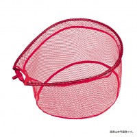 PROX PX83435R Aluminum Frame (One Piece) With Rubber Coating Net Oval 35 Red