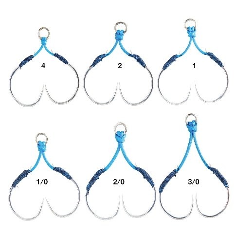 GAMAKATSU Assist Hook S.L.J. Tuned 329 Type R Knot Type [Silver] #2 (2pcs)