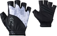 DAIWA DG-2123 Ice Dry Gloves with Pads (5fingers cut) Bottom White L