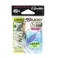 GAMAKATSU Assist 59 Light Fiber Plus #1/0 (2pcs)