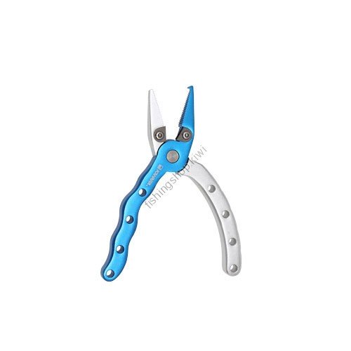 KAHARA 4.5inch Aluminum Pliers Blue Hawaii / Silver