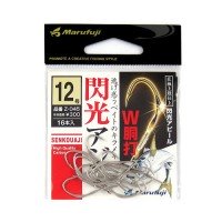 MARUFUJI Flash Aji Z-045 [White] #12 (16pcs)