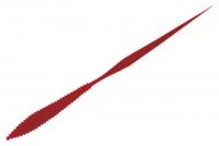 PAZDESIGN reed Benishizuku Spare Necktie H #001 Bloody Red