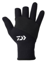 DAIWA DG-7624W Titanium Alpha Gloves 3 Pieces Cut (Black) M