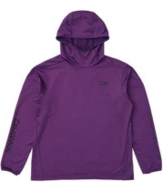 DAIWA DE-9224 Stretch Hoodie Shirt (Purple) L