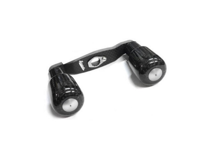 STUDIO COMPOSITE RC-SC EX Plus World Breaker Rubber Coating Knob with Senna Nut 96mm #Silver