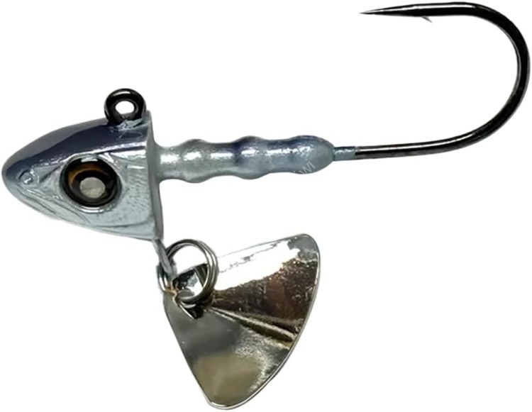 NISHINE Wakasagi Head Finesse 2.7g (1/10oz) Hook No.1 #02 Purple Back Wakasagi