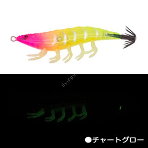 GEECRACK Ebi Suke 68mm #081 Pink/Chart Ebi