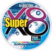 DUEL Hardcore Super x8 (10m x 5color) 200m #1.0 (20lb)