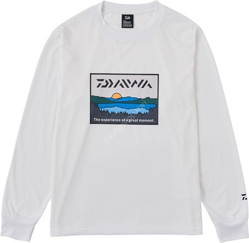 DAIWA DE-6724 Fishing Net T-shirt Lakeside (White) M