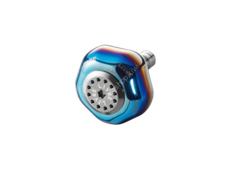 LIVRE PT48 Handle Knob for Shimano B #Fire/Titanium