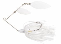 KEITECH Baby TEE-Bone Spinnerbait Double Willow (DW) 3/8oz #010 Super White