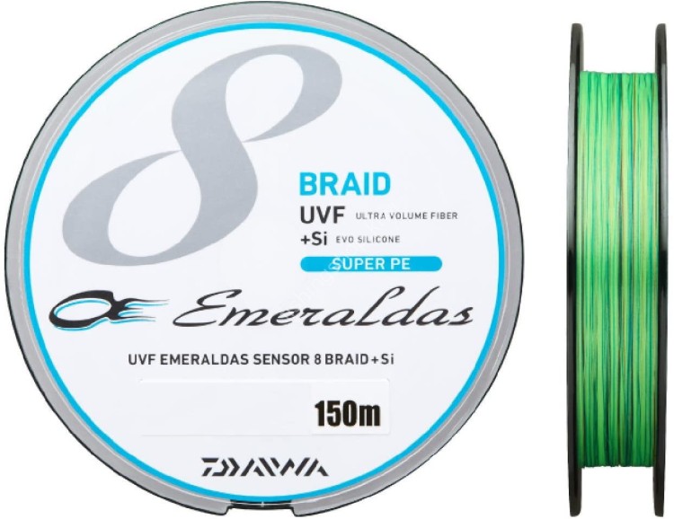 DAIWA UVF Emeraldas Sensor 8Braid +Si [10m x 5colors] 150m #0.6 (10lb)