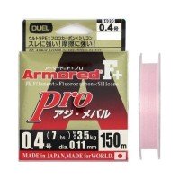 DUEL Armored F+ Pro Horse Mackerel/Rockfish [Light Pink] 150m #0.4 (6lb)