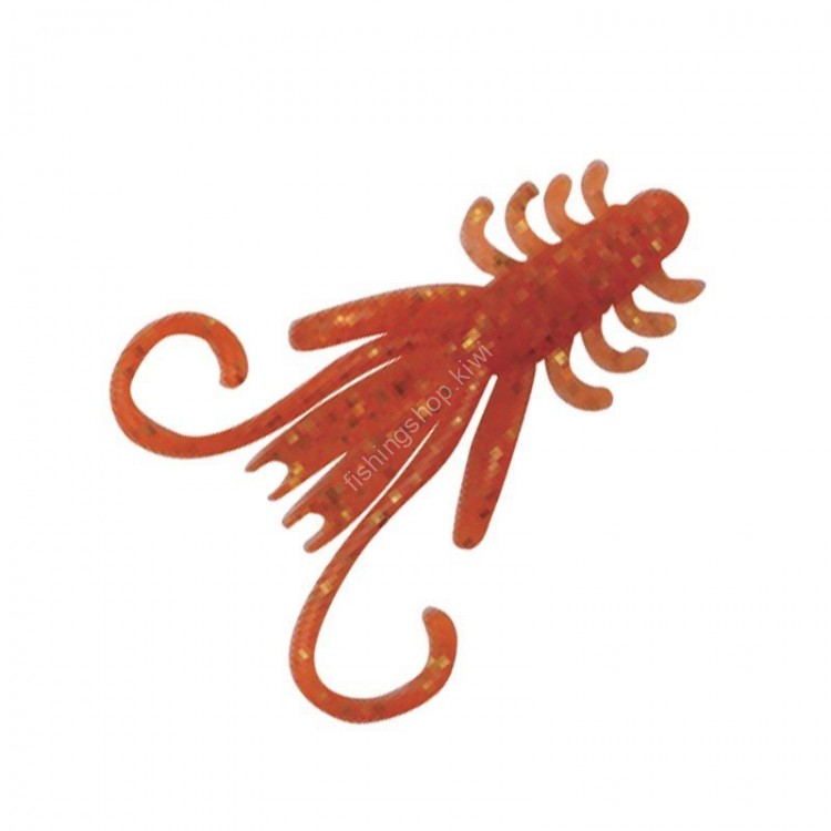 BASIC GEAR Light Salt Worm Rock Fish R01 Orange Gold
