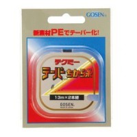 GOSEN Techme Taper Power Thread [Red] 13m #1-5 (2pcs)