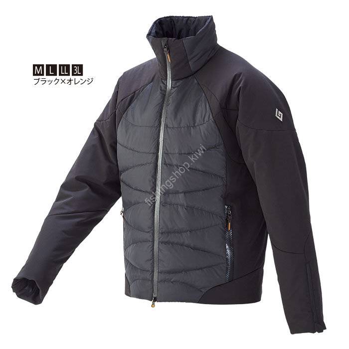 GAMAKATSU GM3532 Orange Label Down Jacket L Black / Orange Wear