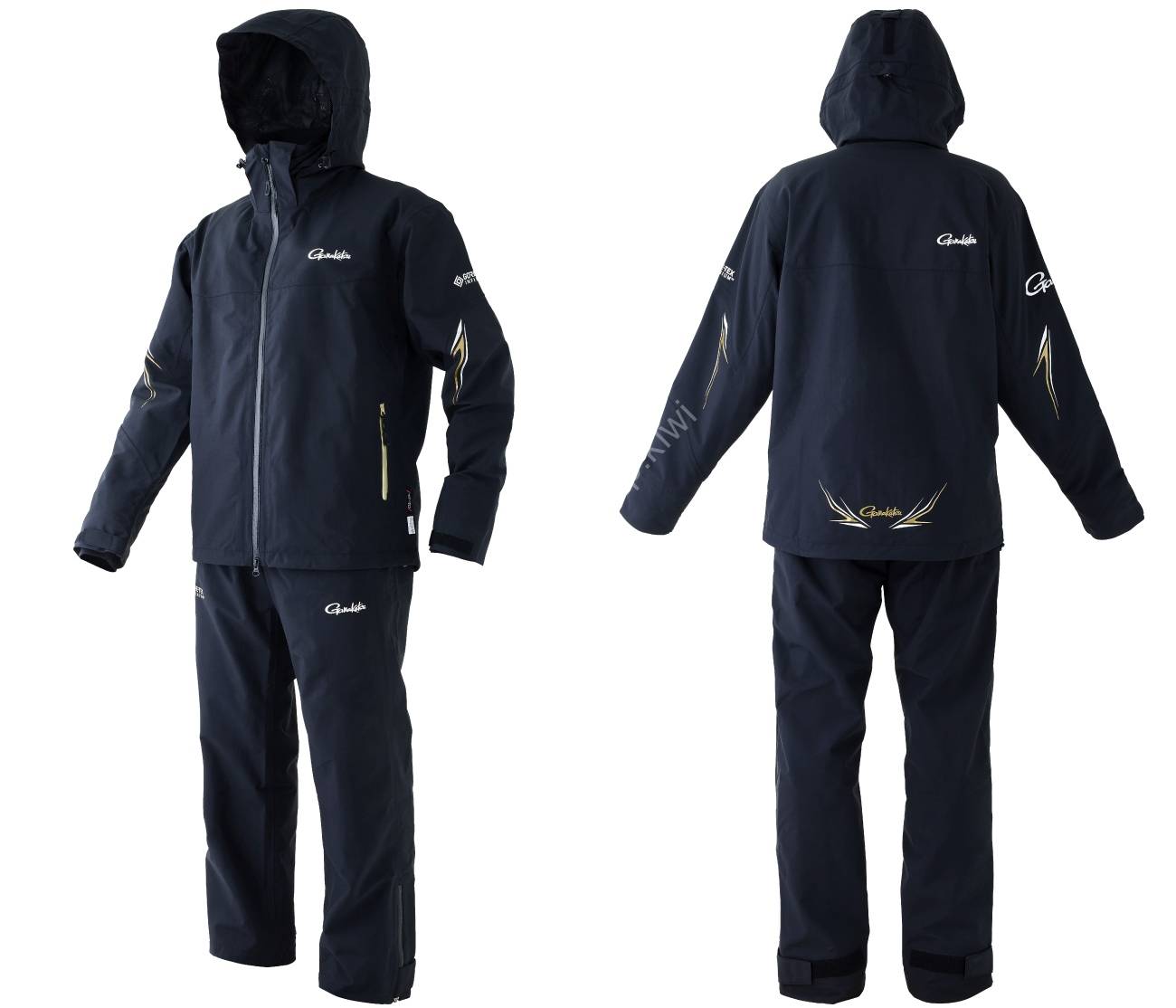 Gamakatsu GM-3676 GORE-TEX ウェア GAMAKATSU GM3685 Gore-Tex InfiniumTM Rain Suit (Black) L Wear buy