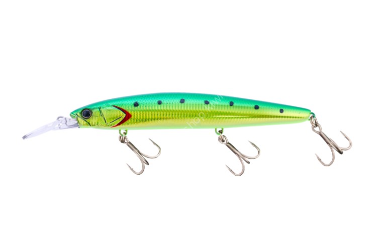 JACKALL Big Backer Wangan Minnow 128S-LB # Bay Green