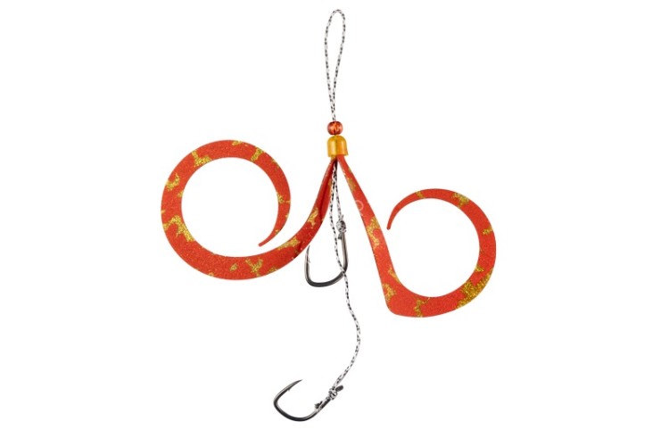 JACKALL Namarishiki BinBin Switch Spare Rubber Hook Set #Orange Gold