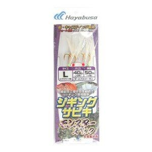 HAYABUSA Jigging Sabiki Monster Spec SS473 [Gold] 2 Hook L #40 (2pcs)