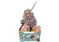 J-LIKE PRODUCT Fish Art Sticker Mini #Rai-chan
