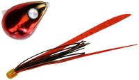 JACKALL Bakuryu Pb BinBin Dama Slide 200g #F203 Metal Red / Red Gold T+