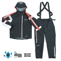 TSURI MUSHA A01502 Technical Arm 3 Layer Rain Suit [Gray] M