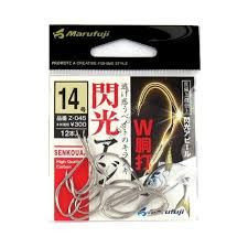 MARUFUJI Flash Aji Z-045 [White] #14 (12pcs)