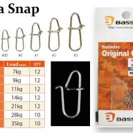BKK Duolock Snap-51 Taglia 3 - 10 Pezzi In Acciaio Inox - 51 Kg/106 Lb